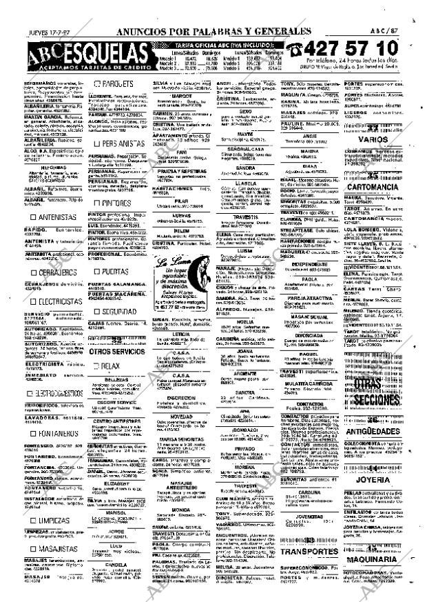 ABC SEVILLA 17-07-1997 página 87