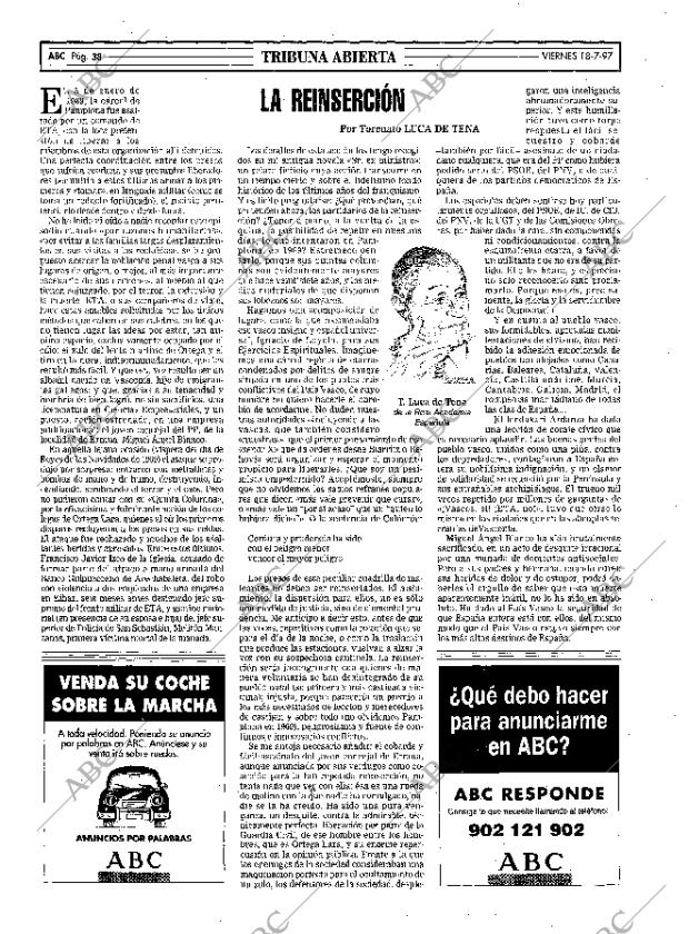 ABC MADRID 18-07-1997 página 38