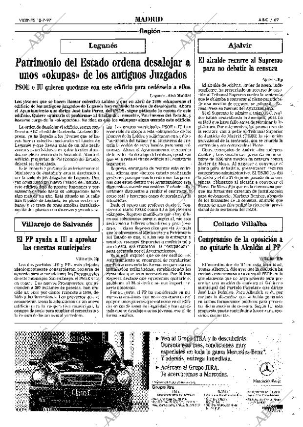 ABC MADRID 18-07-1997 página 69