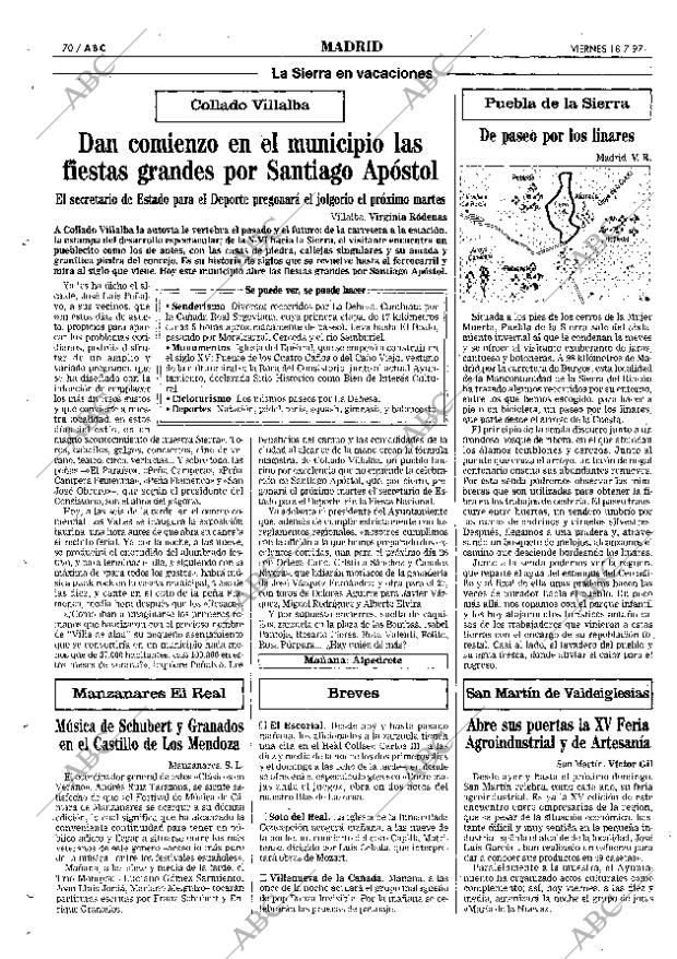ABC MADRID 18-07-1997 página 70