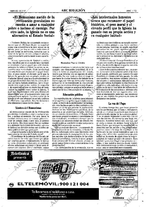 ABC MADRID 18-07-1997 página 73