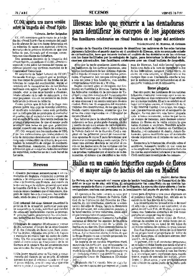 ABC MADRID 18-07-1997 página 78