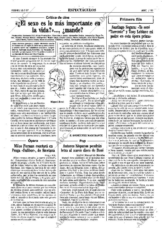 ABC MADRID 18-07-1997 página 85
