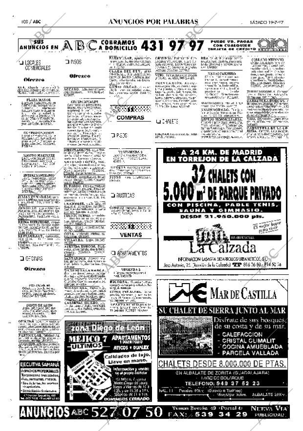 ABC MADRID 19-07-1997 página 100