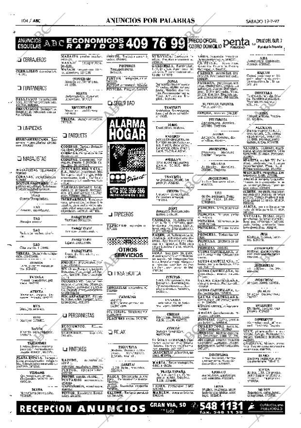 ABC MADRID 19-07-1997 página 104
