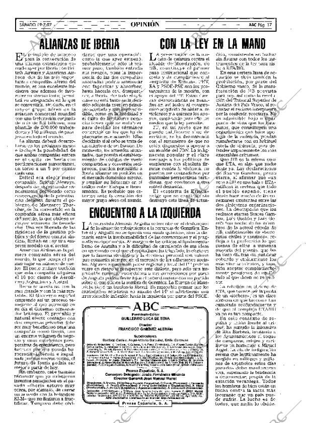 ABC MADRID 19-07-1997 página 17