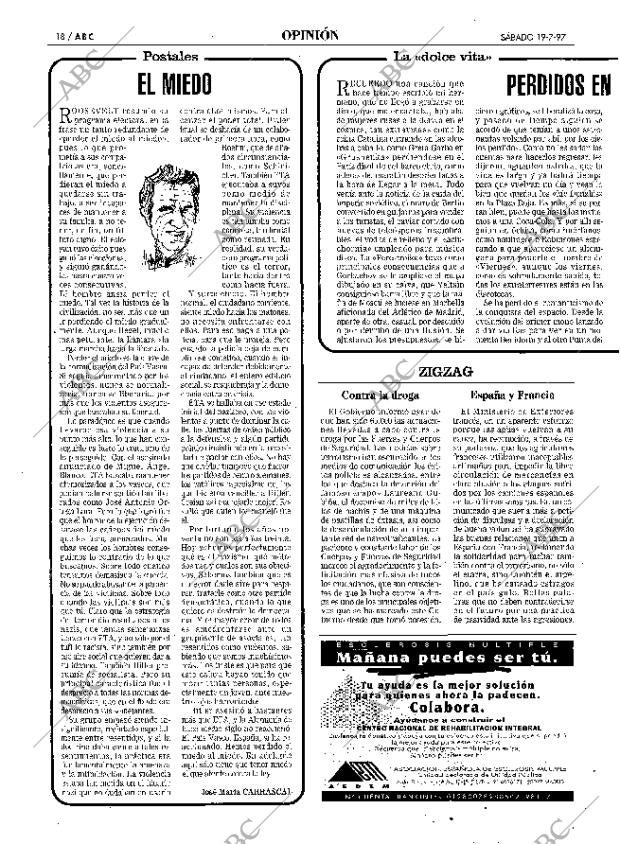 ABC MADRID 19-07-1997 página 18