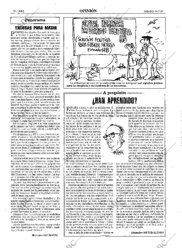 ABC MADRID 19-07-1997 página 20