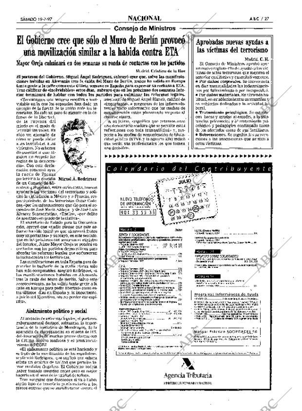 ABC MADRID 19-07-1997 página 27