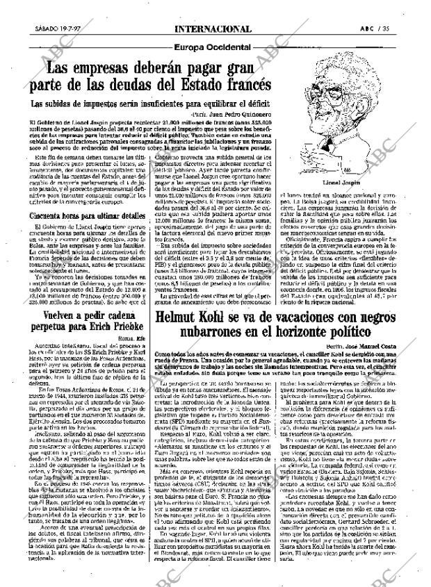 ABC MADRID 19-07-1997 página 35