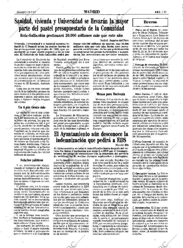 ABC MADRID 19-07-1997 página 57