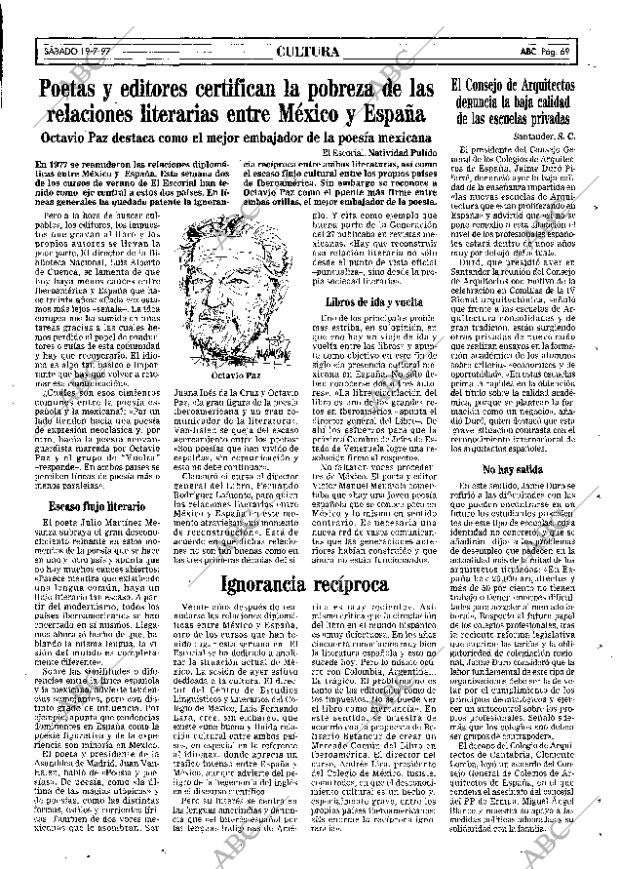ABC MADRID 19-07-1997 página 69