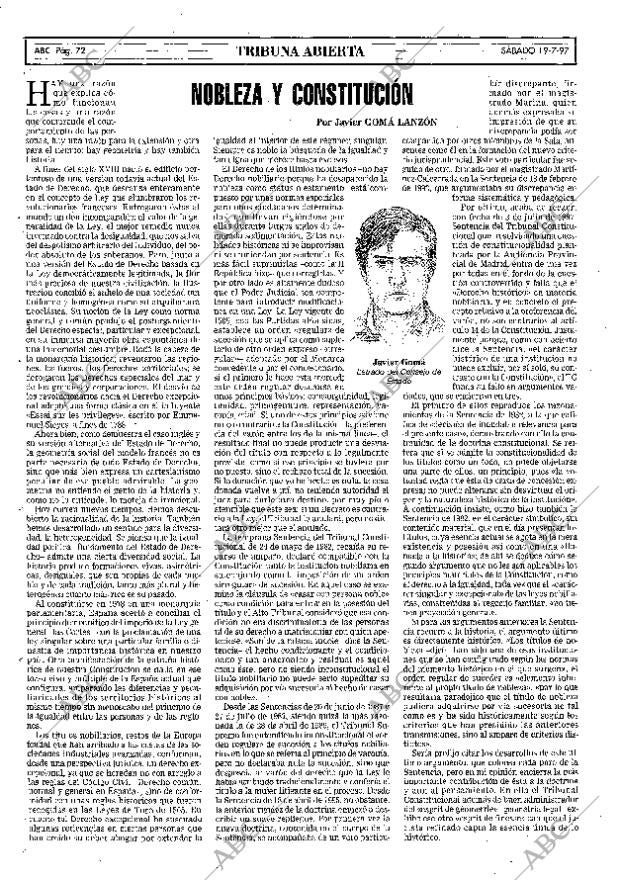 ABC MADRID 19-07-1997 página 72