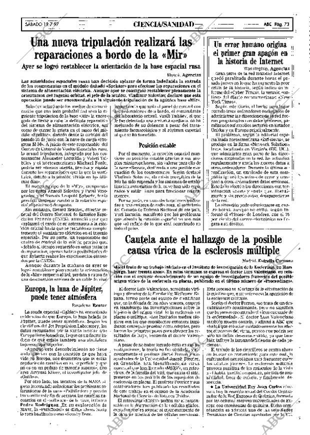 ABC MADRID 19-07-1997 página 73
