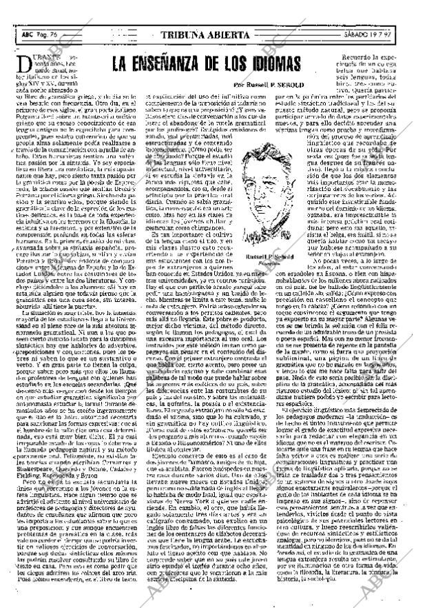 ABC MADRID 19-07-1997 página 76