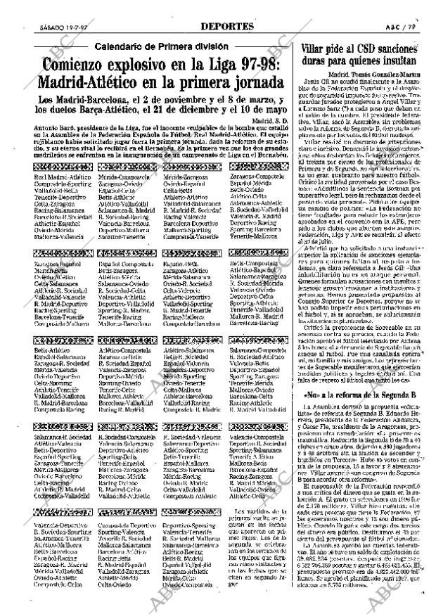 ABC MADRID 19-07-1997 página 79