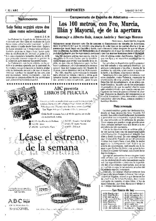 ABC MADRID 19-07-1997 página 82