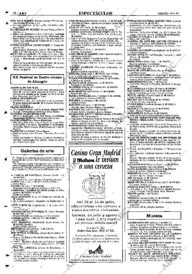 ABC MADRID 19-07-1997 página 90