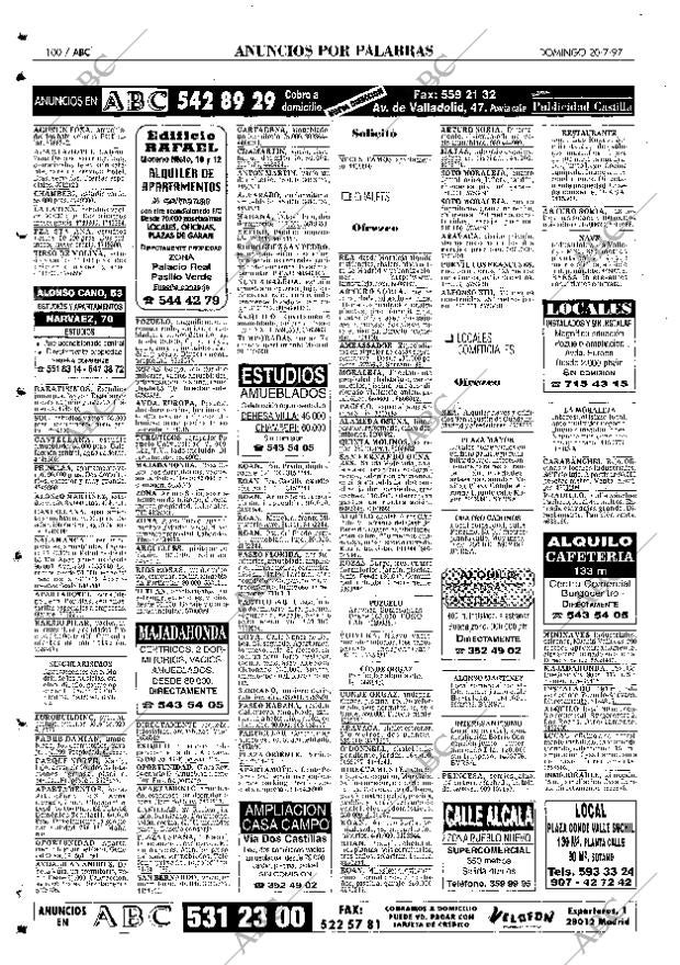 ABC MADRID 20-07-1997 página 100