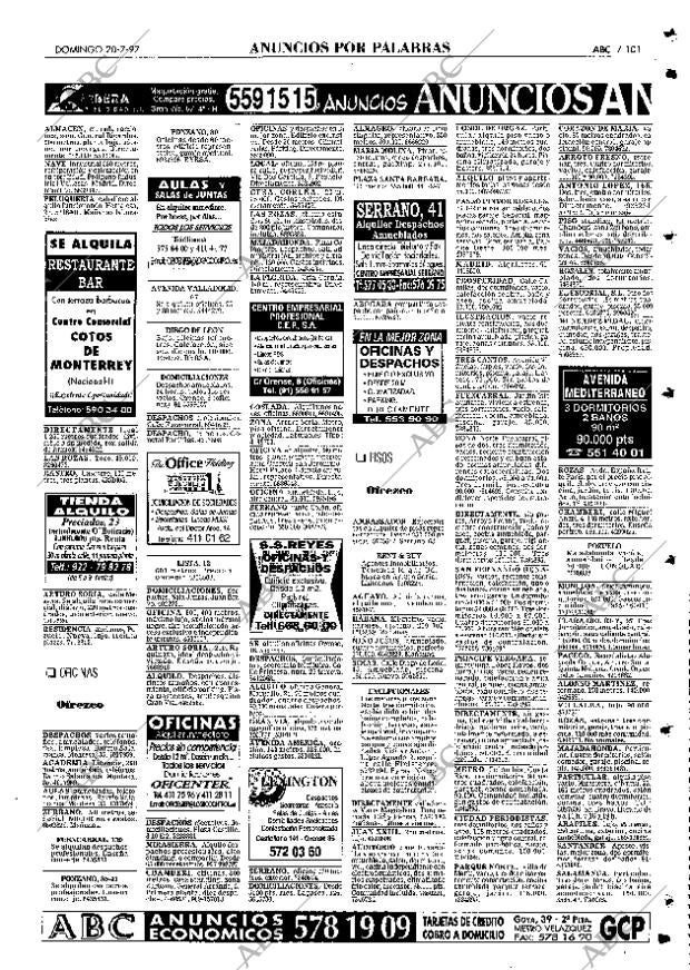 ABC MADRID 20-07-1997 página 101