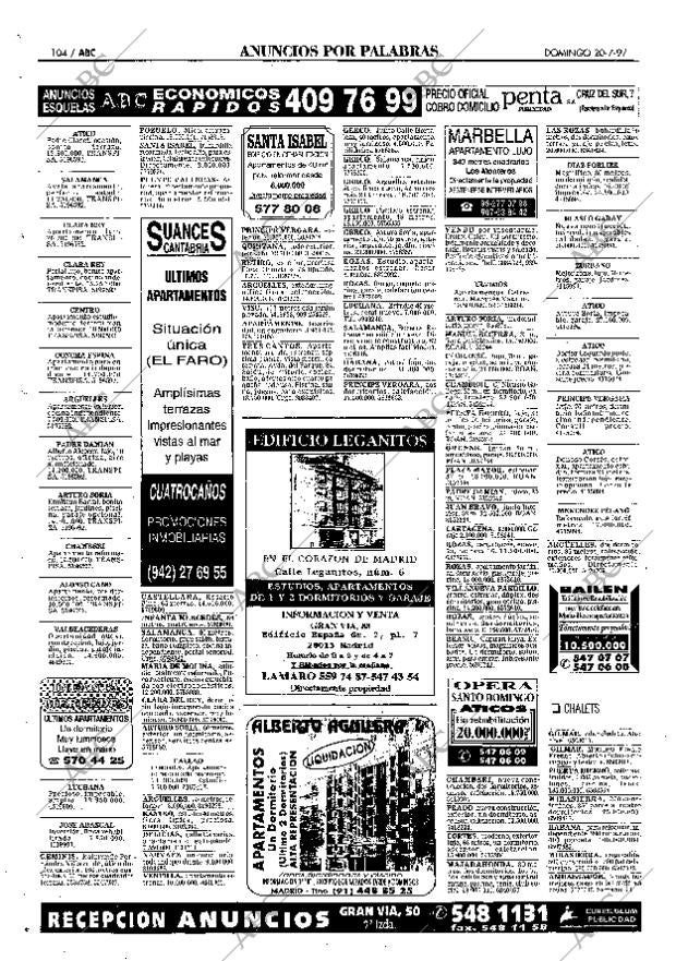 ABC MADRID 20-07-1997 página 104