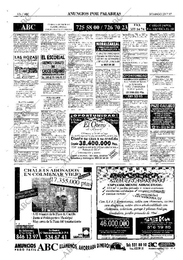 ABC MADRID 20-07-1997 página 106