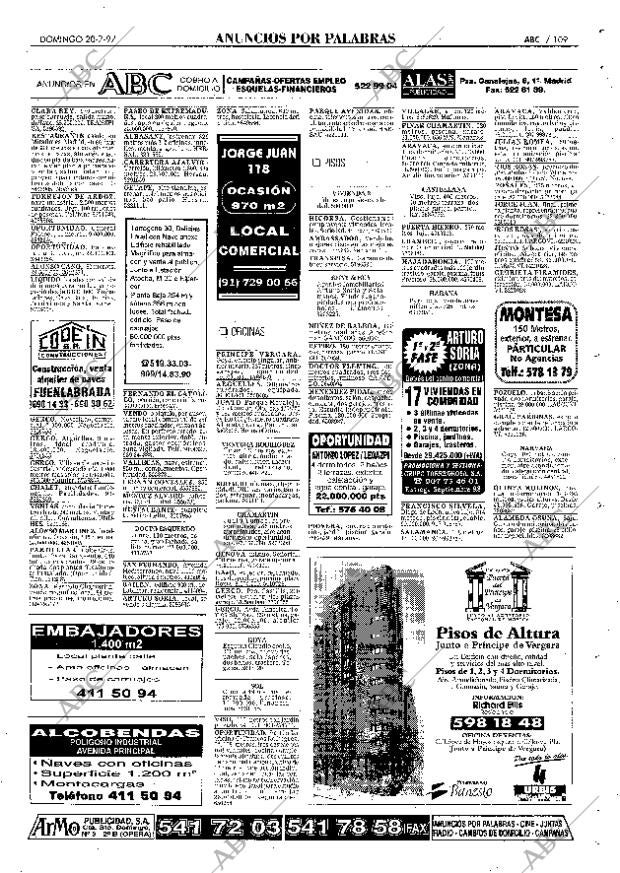 ABC MADRID 20-07-1997 página 109
