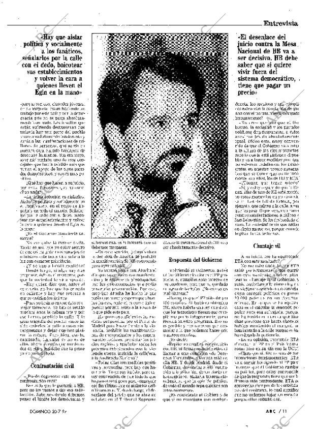 ABC MADRID 20-07-1997 página 11