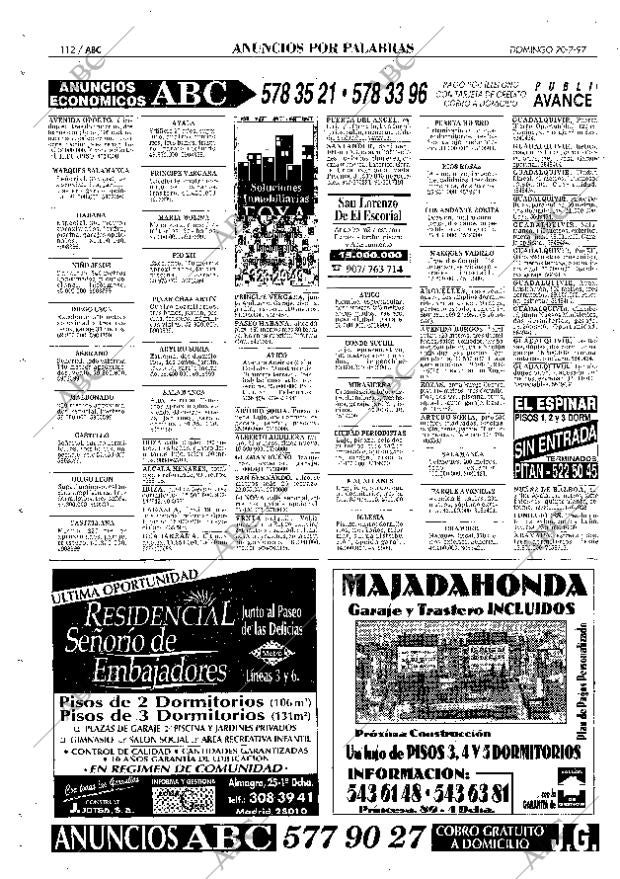 ABC MADRID 20-07-1997 página 112