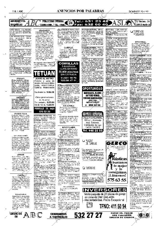 ABC MADRID 20-07-1997 página 118