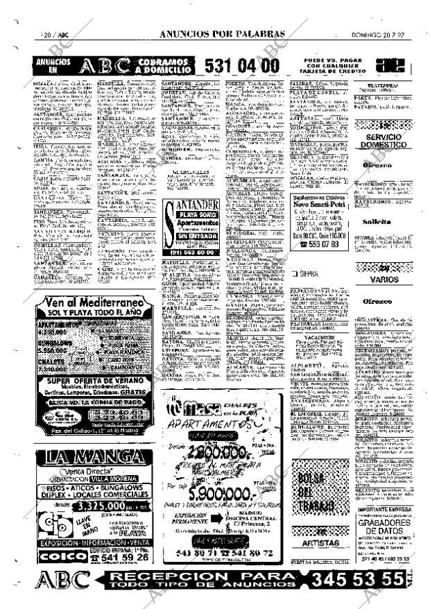 ABC MADRID 20-07-1997 página 120