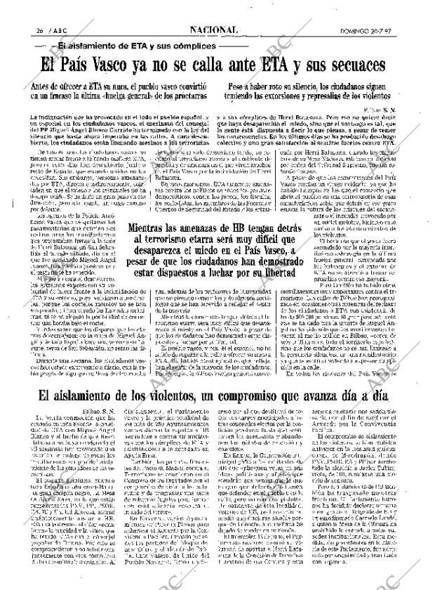 ABC MADRID 20-07-1997 página 26