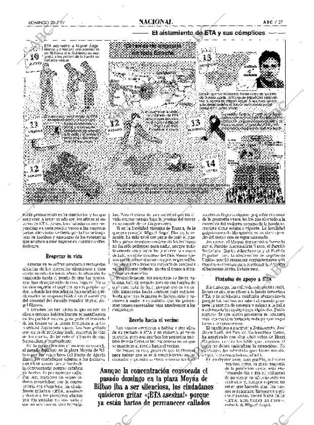 ABC MADRID 20-07-1997 página 27