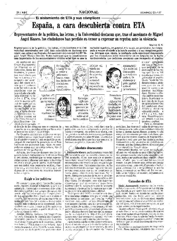 ABC MADRID 20-07-1997 página 28