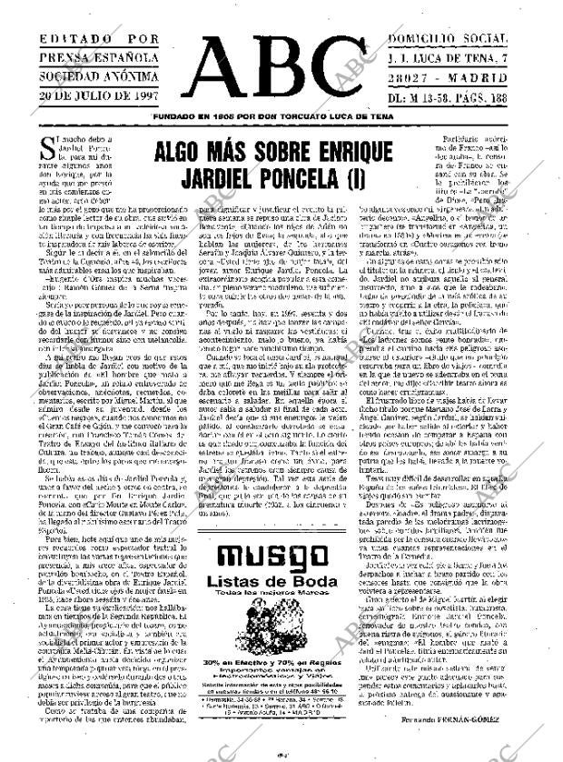 ABC MADRID 20-07-1997 página 3