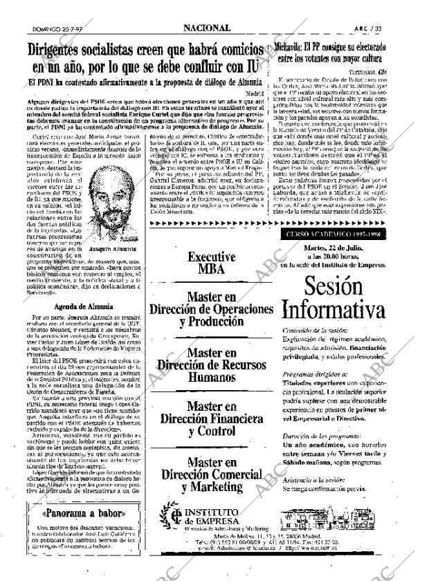 ABC MADRID 20-07-1997 página 33