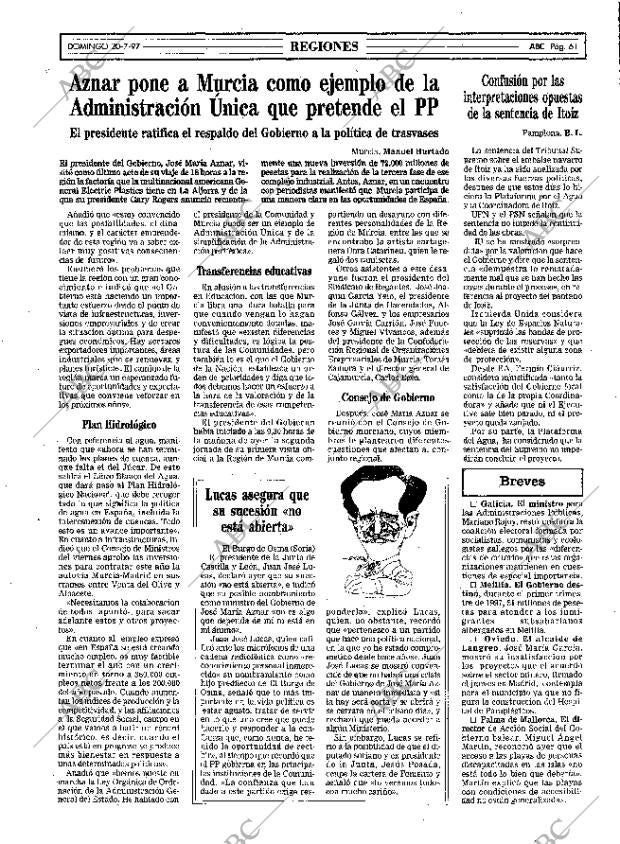 ABC MADRID 20-07-1997 página 61