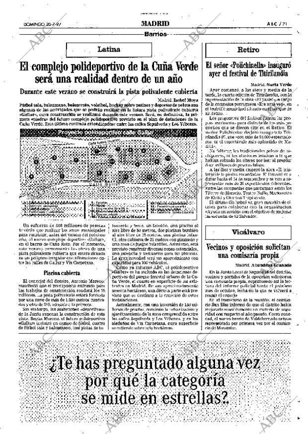 ABC MADRID 20-07-1997 página 71
