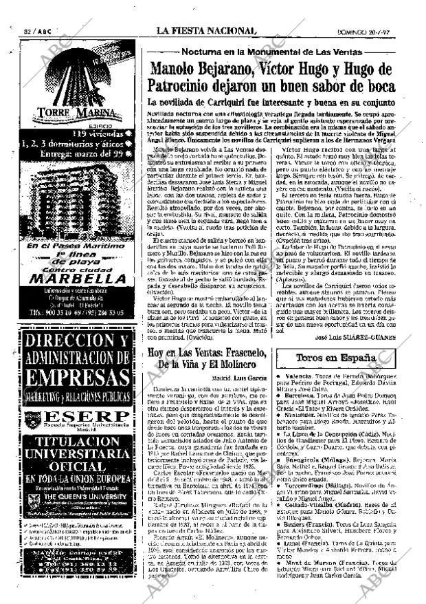 ABC MADRID 20-07-1997 página 82