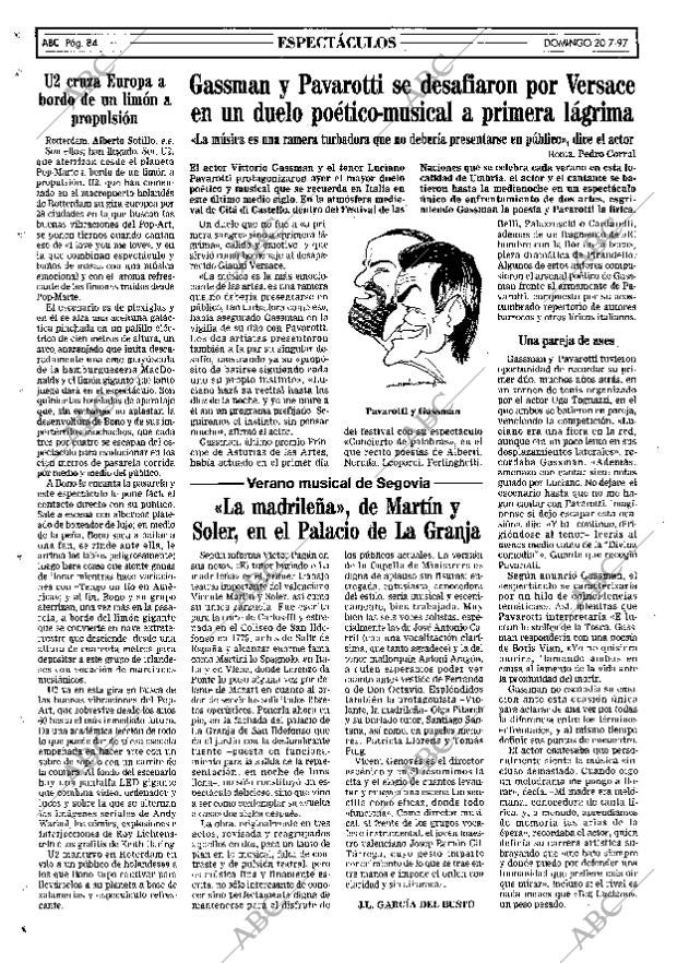 ABC MADRID 20-07-1997 página 84