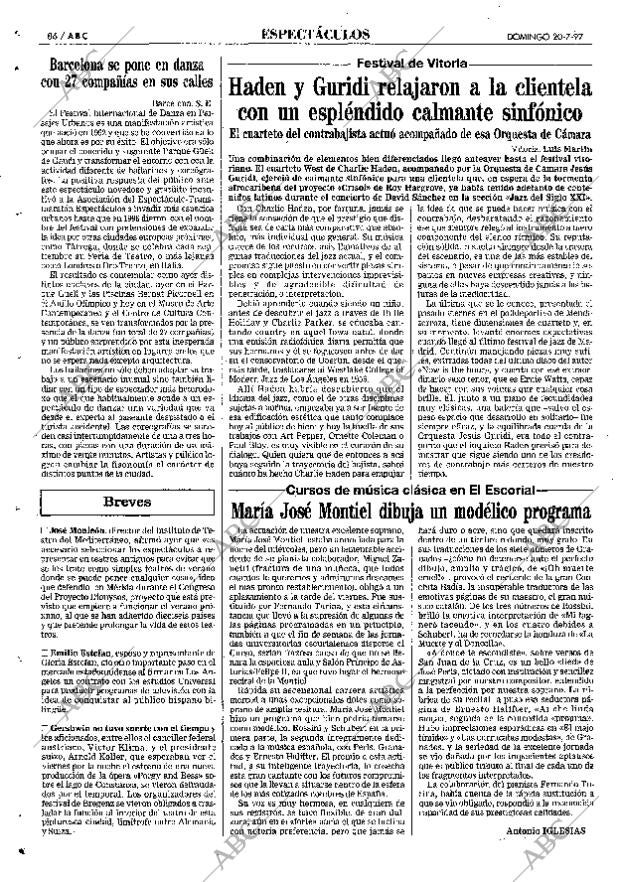 ABC MADRID 20-07-1997 página 86