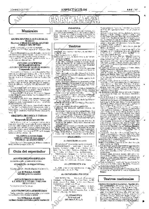 ABC MADRID 20-07-1997 página 87