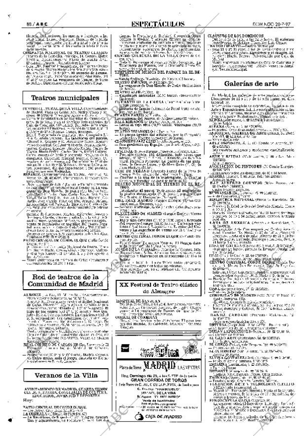 ABC MADRID 20-07-1997 página 88