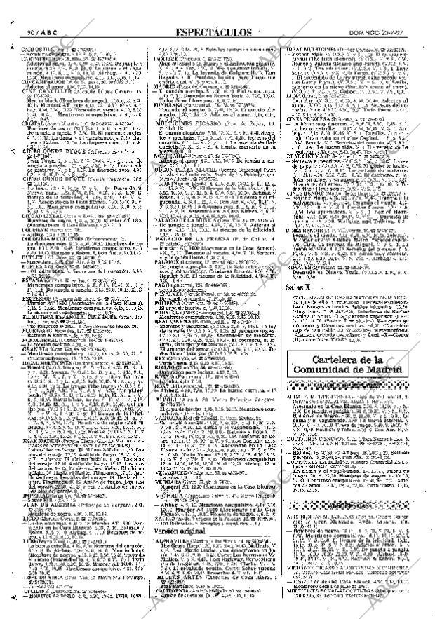 ABC MADRID 20-07-1997 página 90