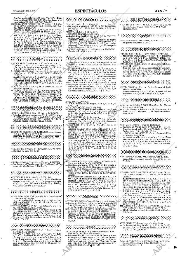 ABC MADRID 20-07-1997 página 91