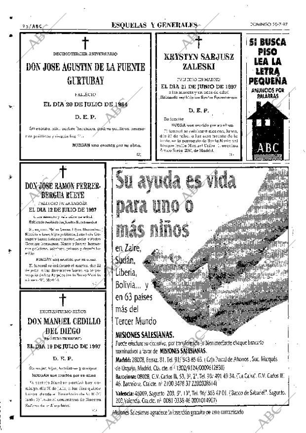 ABC MADRID 20-07-1997 página 96
