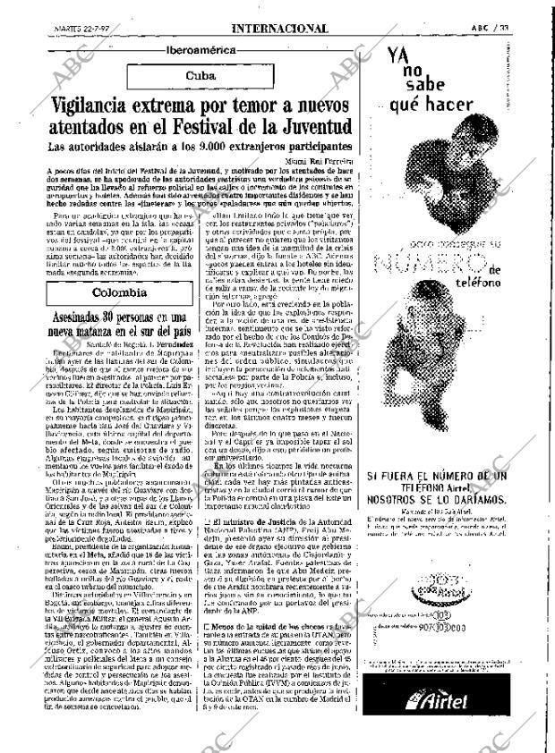 ABC SEVILLA 22-07-1997 página 33
