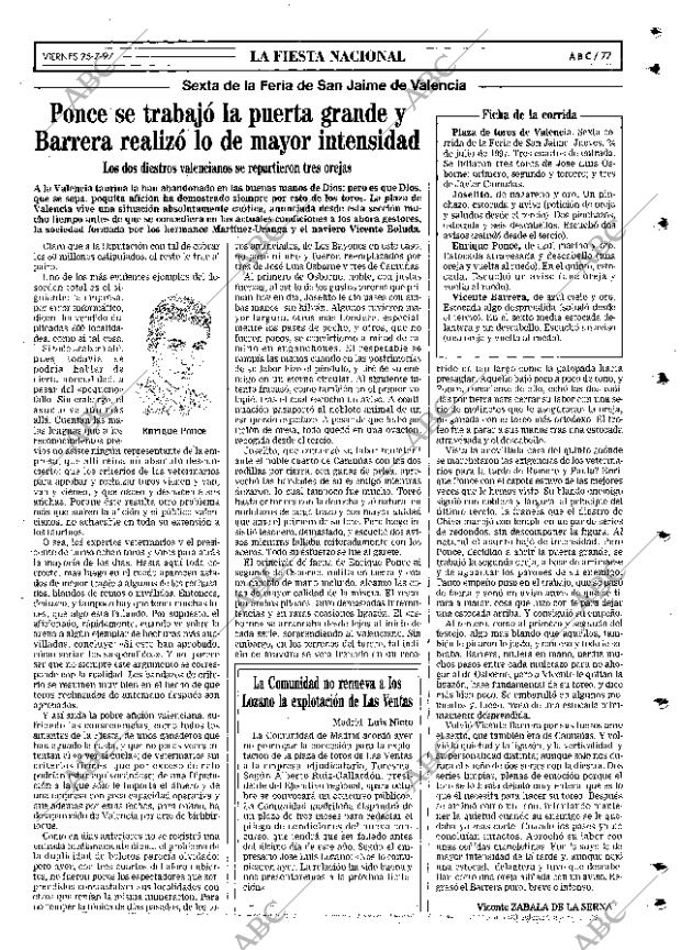 ABC SEVILLA 25-07-1997 página 77