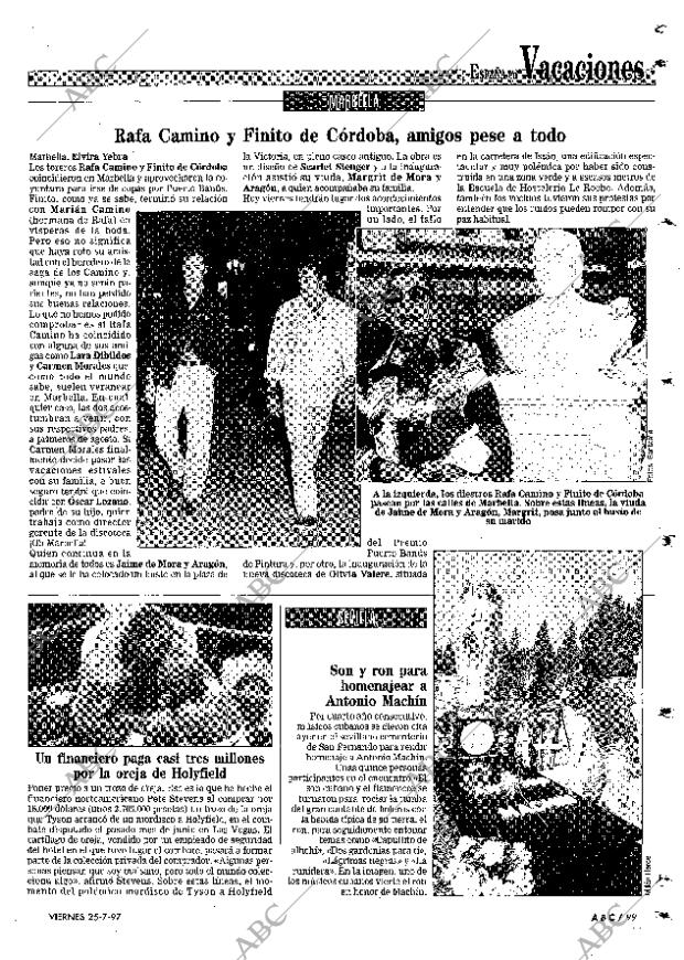 ABC SEVILLA 25-07-1997 página 99