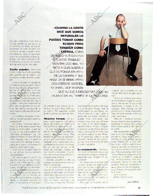 BLANCO Y NEGRO MADRID 27-07-1997 página 61